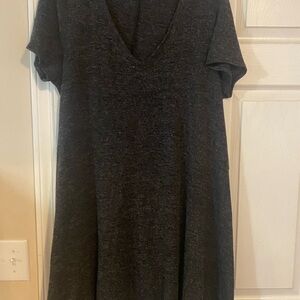 Torrid Charcoal Gray V-Neck Dress